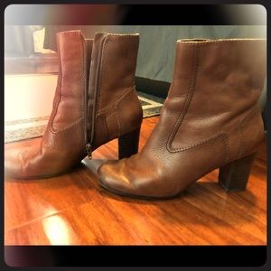 Nine West cognac boots